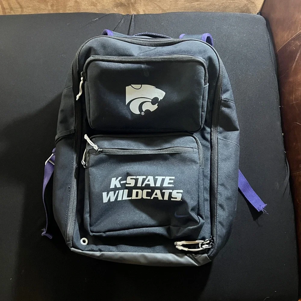 Nike K-State Wildcats Backpack Black Purple - Farrah Stephens martin
